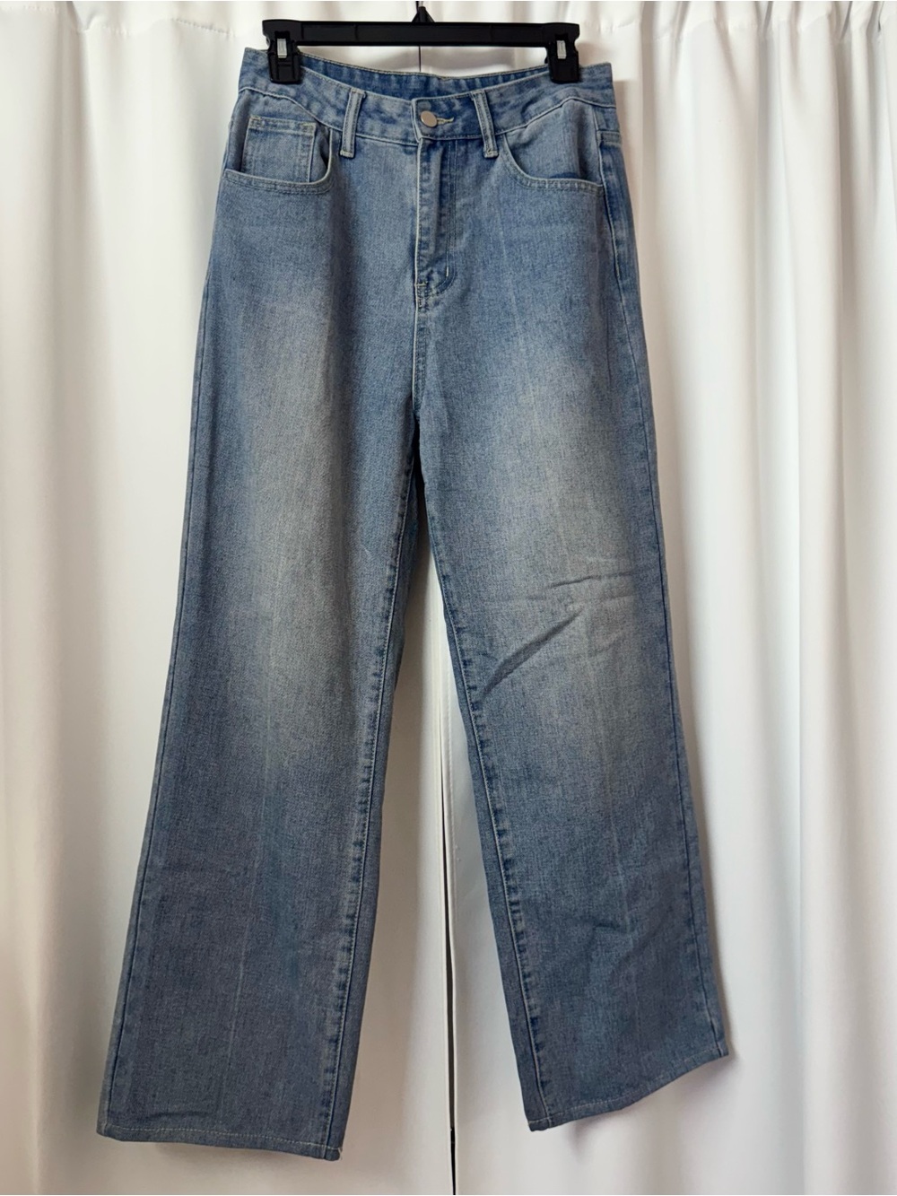 Classic High-Rise Straight Leg Blue Jeans Size Large